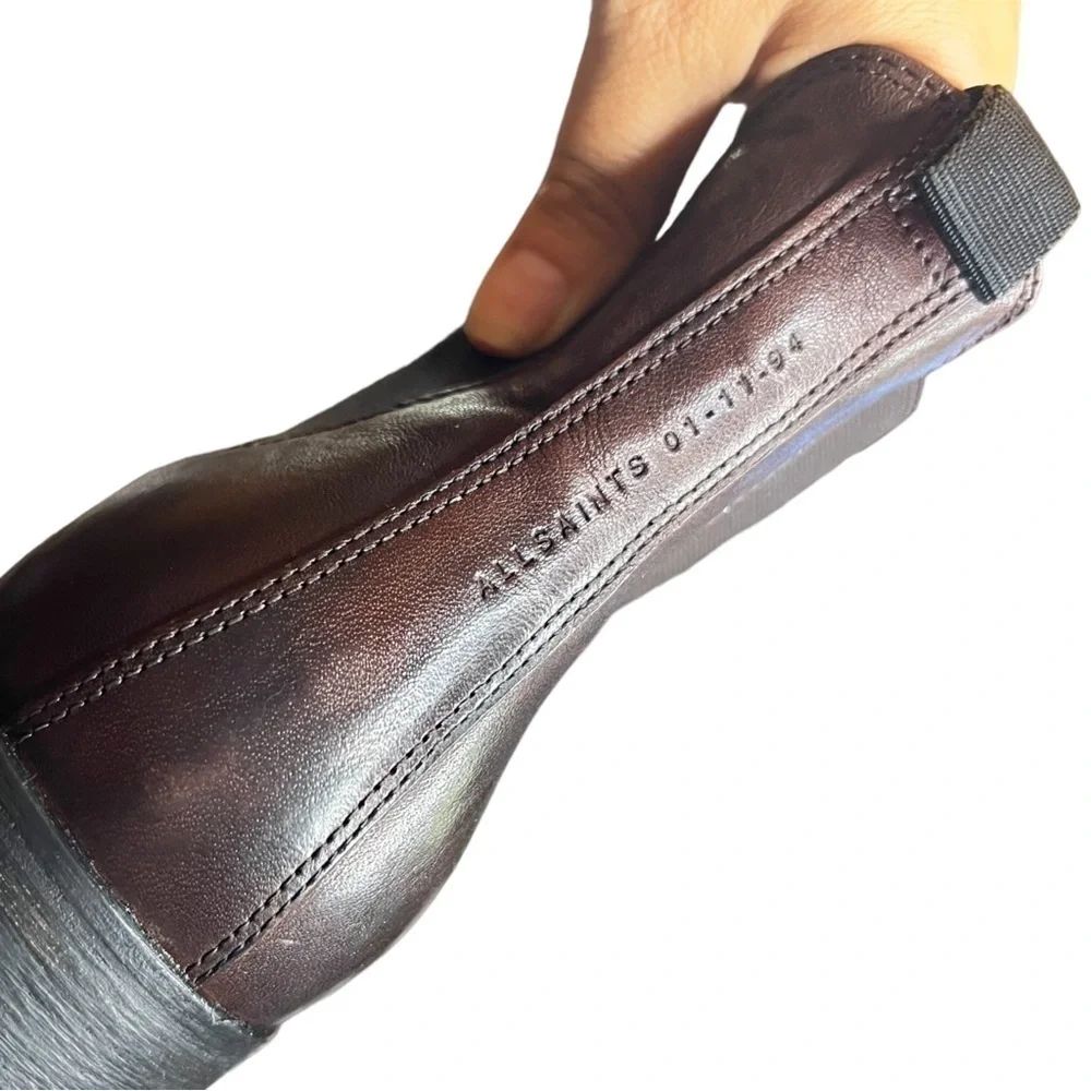 New ▶️ AllSaints ◀️ Jesiah Pull On Leather Boots